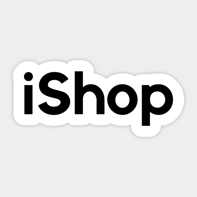 iShop Sticker by MessageOnApparel